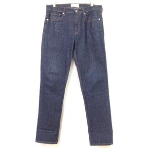 EVERLANE Dark Wash Straight Leg Jeans 33 x 32